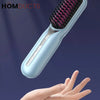 Cordless Hair Straightener Brush - Fast Heating Portable Styling for Women
