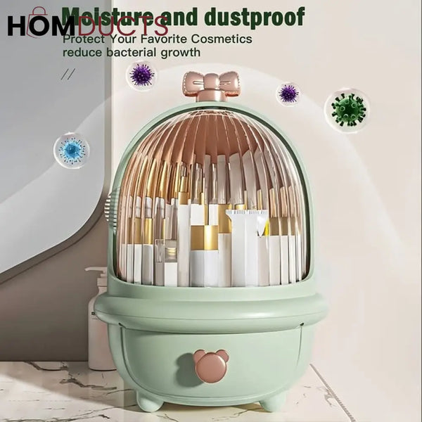 Cosmetic Organizer With Dustproof Cover