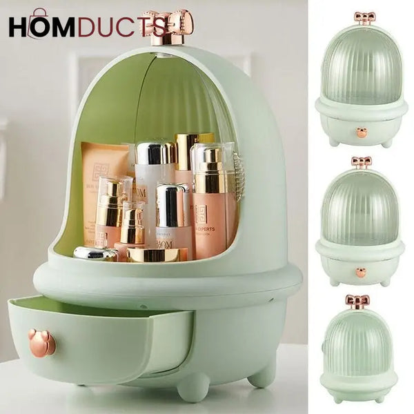 Cosmetic Organizer With Dustproof Cover