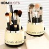 Cosmetic Organizer With Rotating Brush Holder