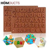 Create Fun Cakes & Chocolates: 3D Silicone Alphabet & Number Mold for DIY Baking