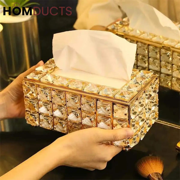 Creative Crystal Tissue Box