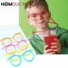 Creative Fun Sun Glasses Straw