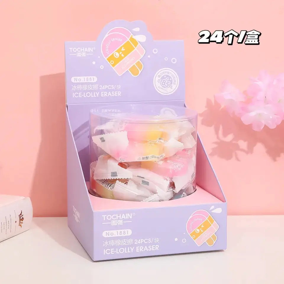 Creative Ice-Lolly Eraser