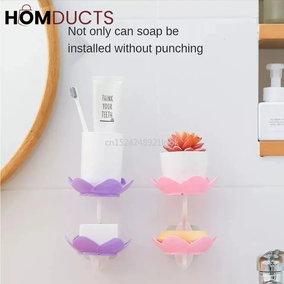 Creative Lotus Shape Soap Dish