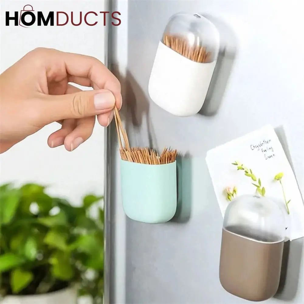 Creative Magnetic Toothpick Holder