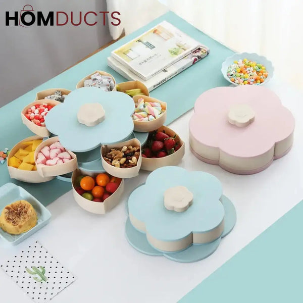 Creative Petal Dry Fruit And Candy Tray