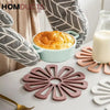 Creative Petal Silicone Heat Insulation Pad (4Pcs)