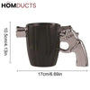 Creative Revolver Shape Ceramic Mug