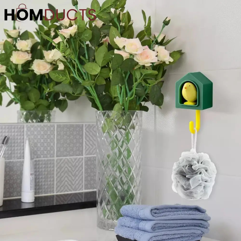 Creative Self Adhesive Bird Hook