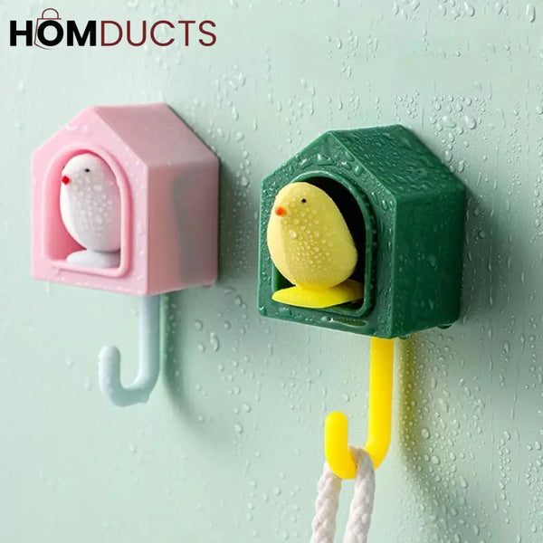 Creative Self Adhesive Bird Hook
