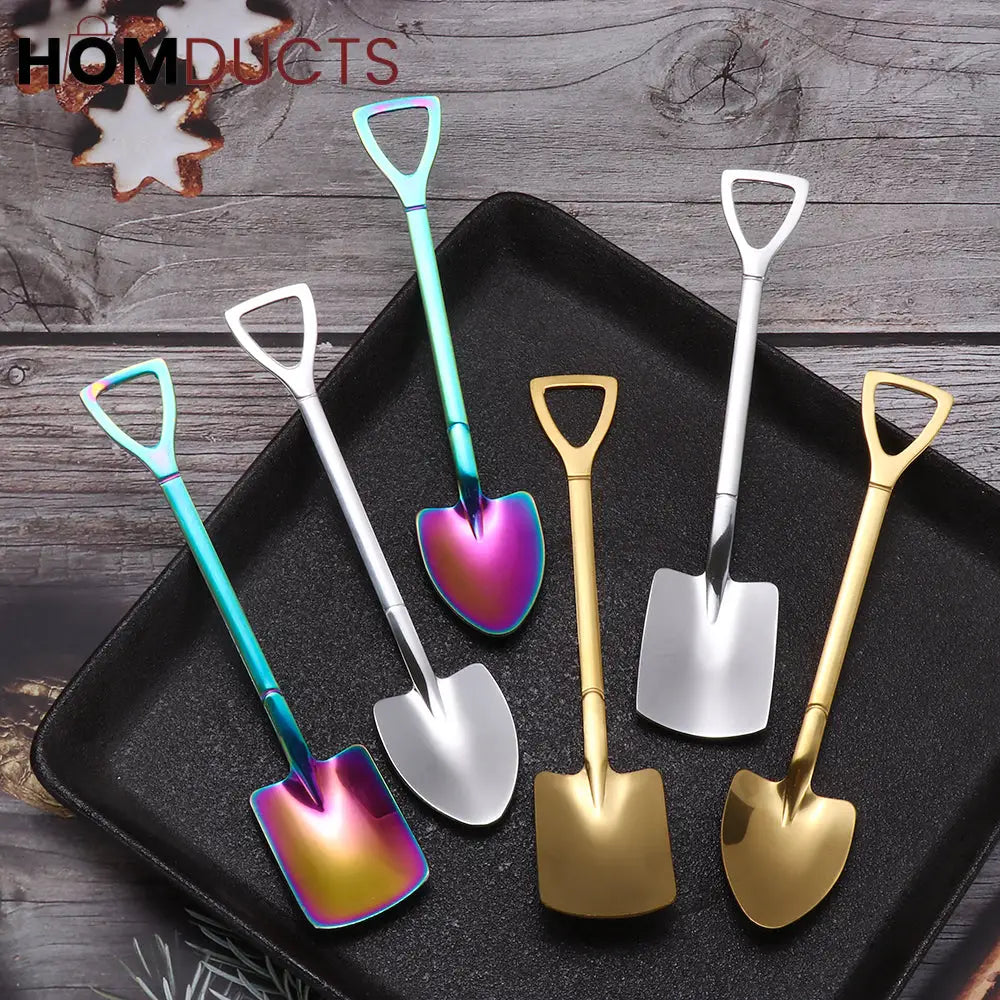 Creative Stainless Steel Spoon Set (2Pcs)