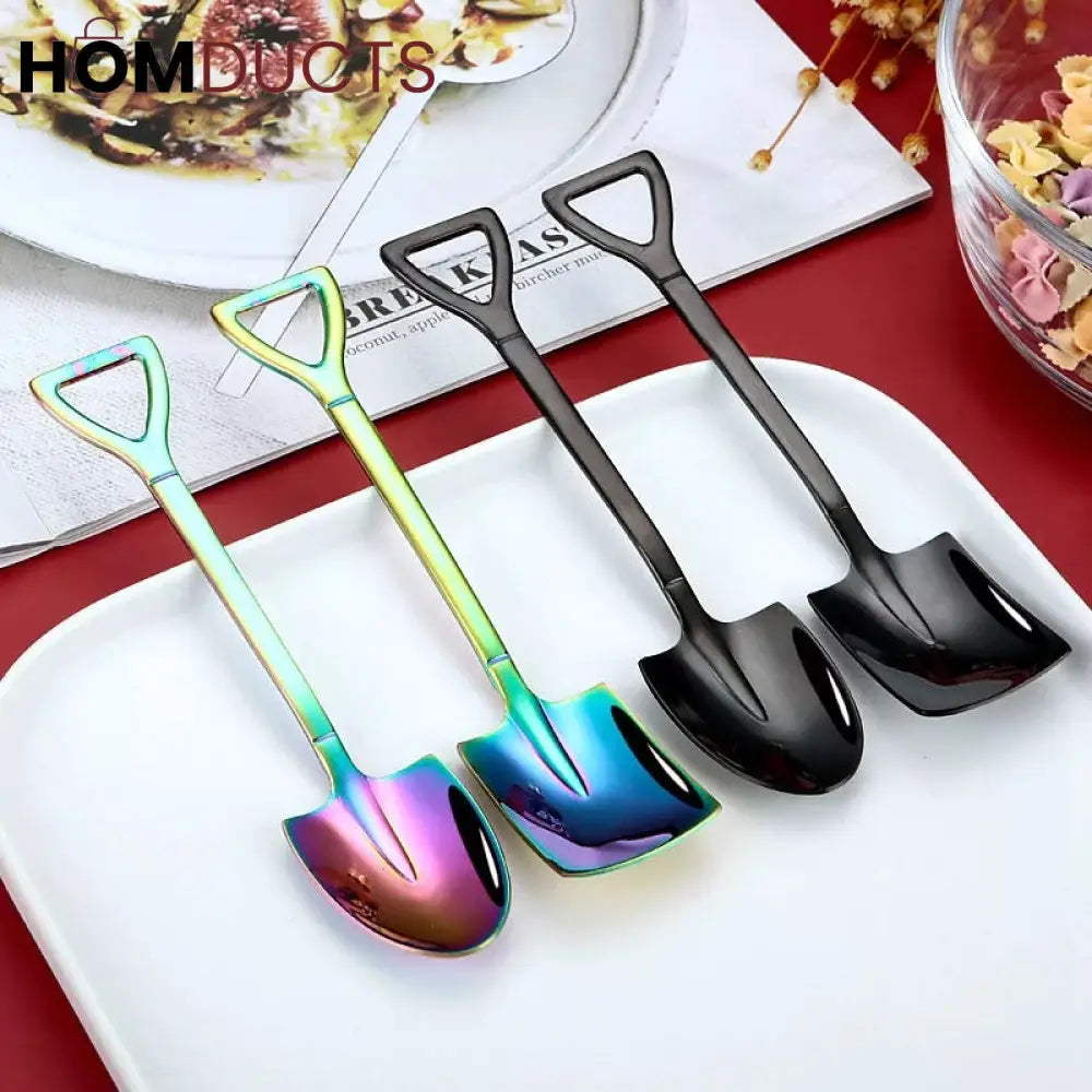 Creative Stainless Steel Spoon Set (2Pcs)