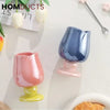 Creative Tulip Shape Ceramic Cup