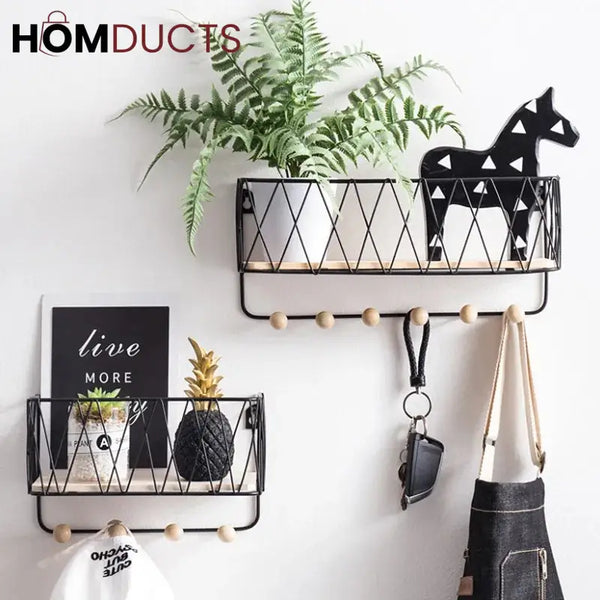 Criss - Cross Wall Utility Shelf
