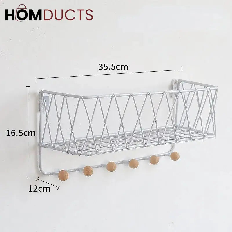 Criss - Cross Wall Utility Shelf
