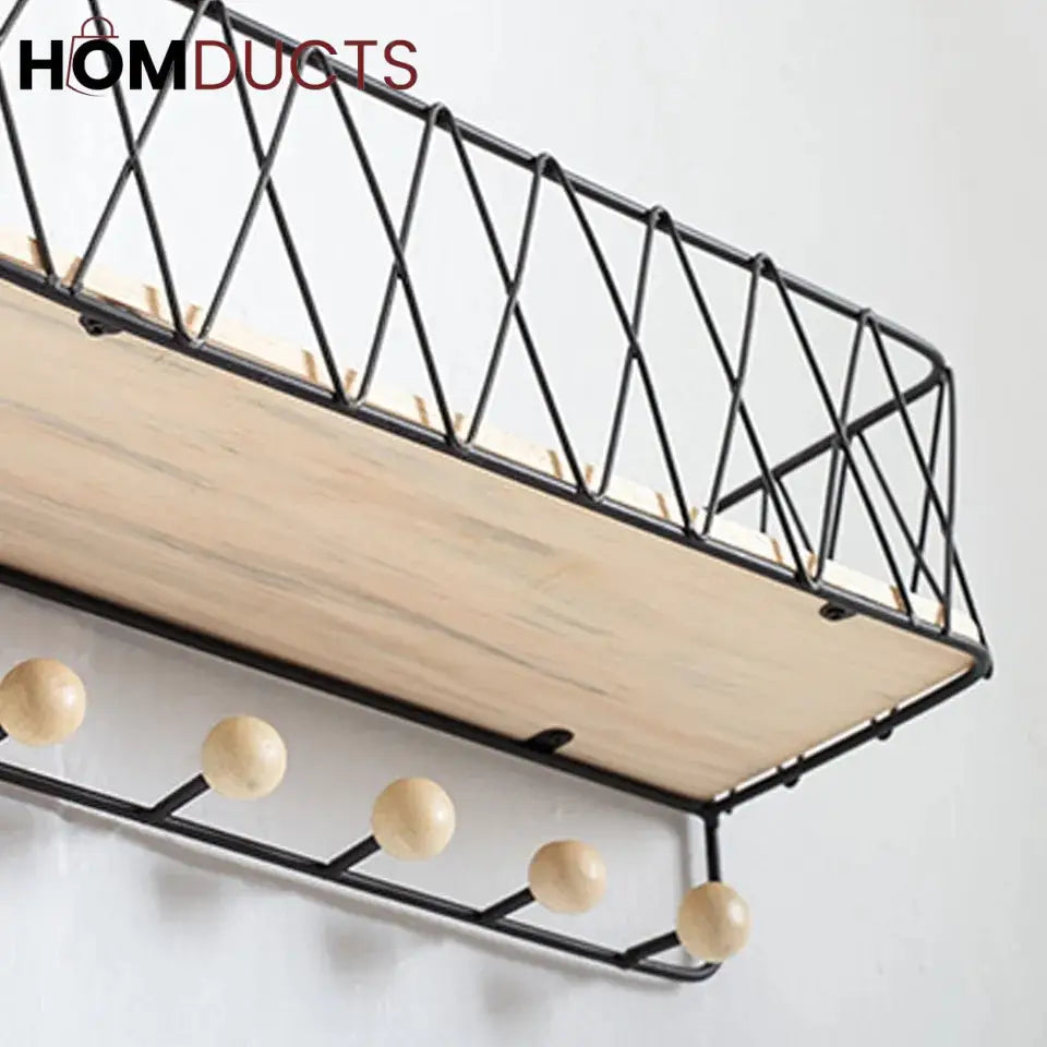 Criss - Cross Wall Utility Shelf