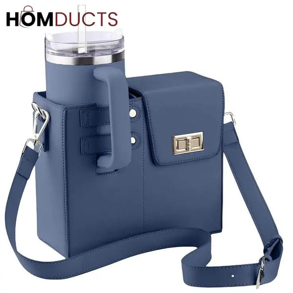 Crossbody Tumbler Bag Blue