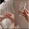 Crystal Butterfly Champagne Glass – Elegant Handcrafted Flute