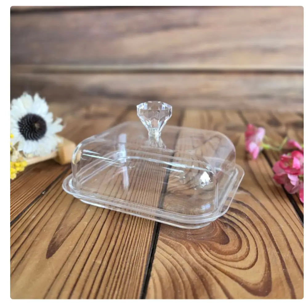 Crystal Clear Butter Dish