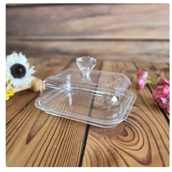 Crystal Clear Butter Dish