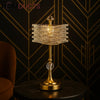 Crystal & Gold Art Deco Table Lamp – Luxury Ambient Lighting