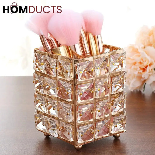 Crystal Makep Brush Holder J & C Organizer