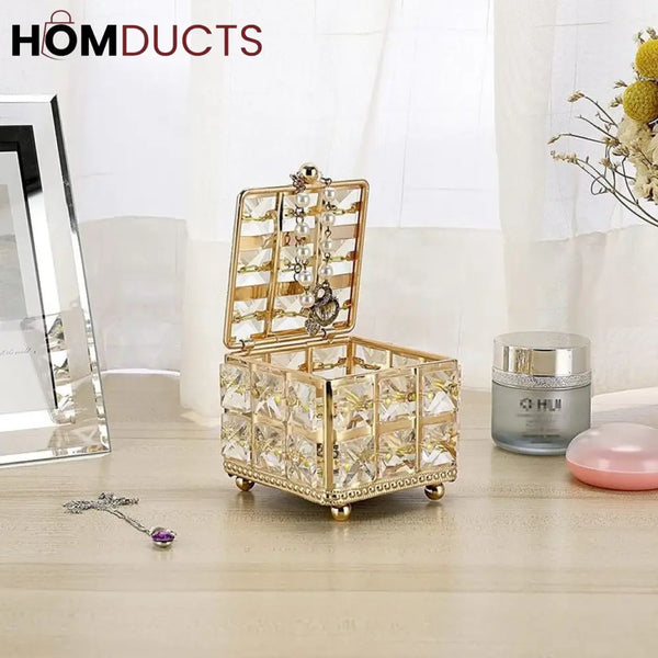 Crystal Mini Jewelery And Multipurpose Organizer