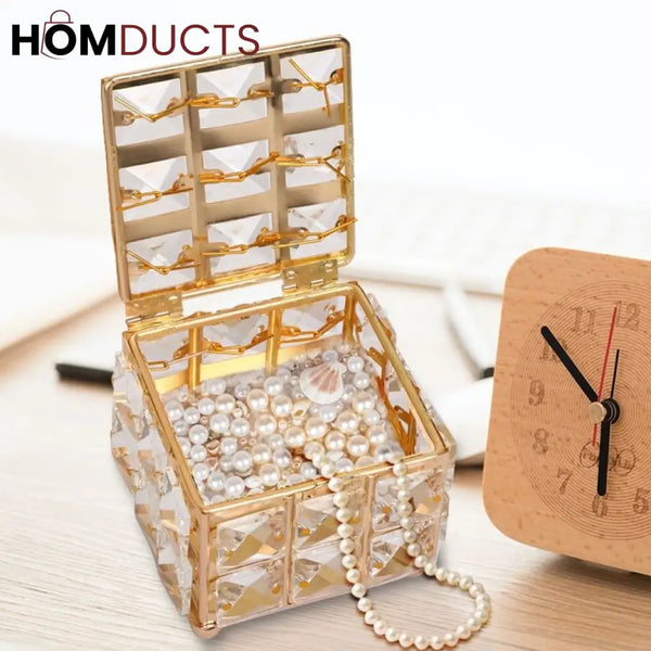 Crystal Mini Jewelery And Multipurpose Organizer