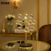 Crystal Starburst Table Decor – Luxury Gold Base Centerpiece for Living Room