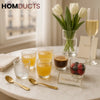 CrystalTextured Luxe Mini Glass Set – 100ml (6pcs)