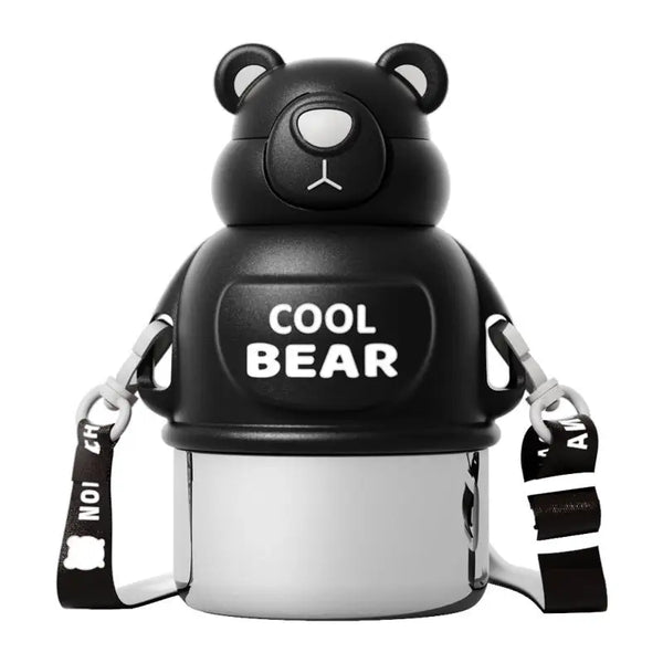 Cute Bear Kids Thermos - 800ml Hot & Cold Portable Flask