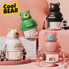 Cute Bear Kids Thermos - 800ml Hot & Cold Portable Flask