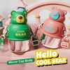 Cute Bear Kids Thermos - 800ml Hot & Cold Portable Flask