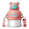 Cute Bear Kids Thermos - 800ml Hot & Cold Portable Flask