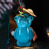 Cute Bear-Shaped Glass Cups– Reusable 3D Animal Drinkware for Coffee Juice & Cocktails