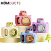 Cute Camera-Shaped Kids Water Bottle – Leak-Proof BPA-Free Sipper