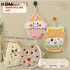 Cute Cartoon Food-Themed Hanging Hand Towels