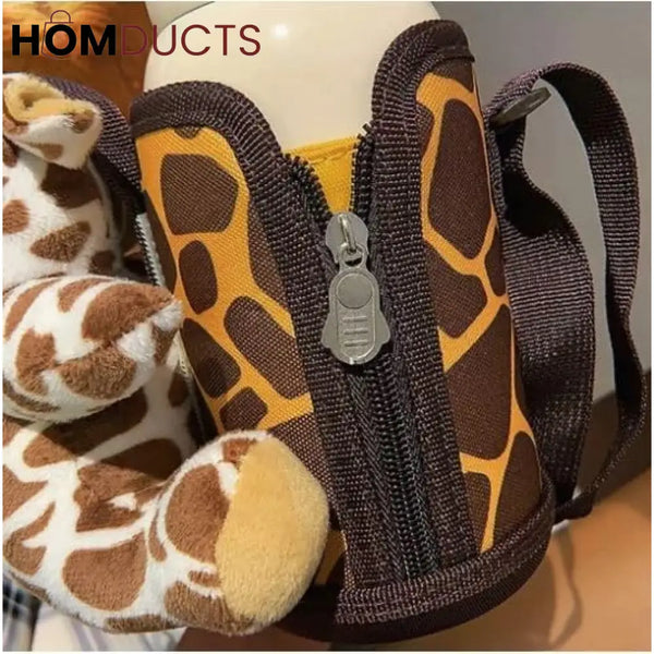 Cute Cartoon-Themed Water Bottle and Plush Toy Set for Kids