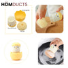 Cute Chick Egg-Shaped Kitchen Sponge Holder with Scrubber – Adorable Dishwashing Tool Organizer