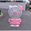 Cute & Compact Hello Kitty Rechargeable Handheld Mini Pocket Fan