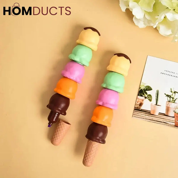 Cute Creative Cone Shape Highlighter