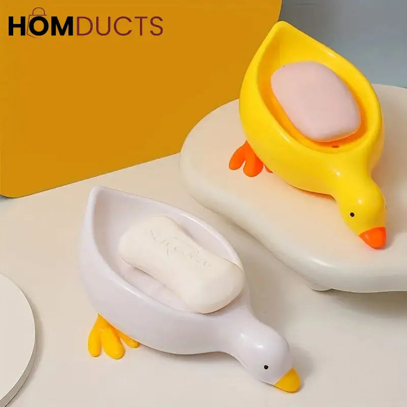Cute Creative Duck Shape Soap Dish