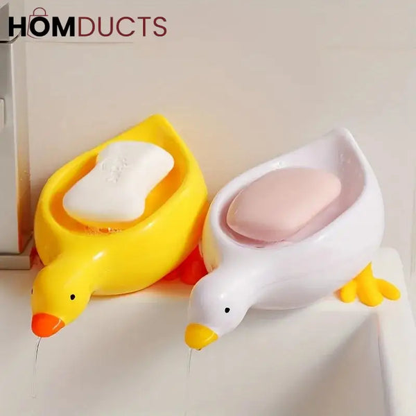 Cute Creative Duck Shape Soap Dish