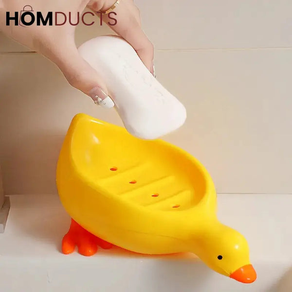 Cute Creative Duck Shape Soap Dish