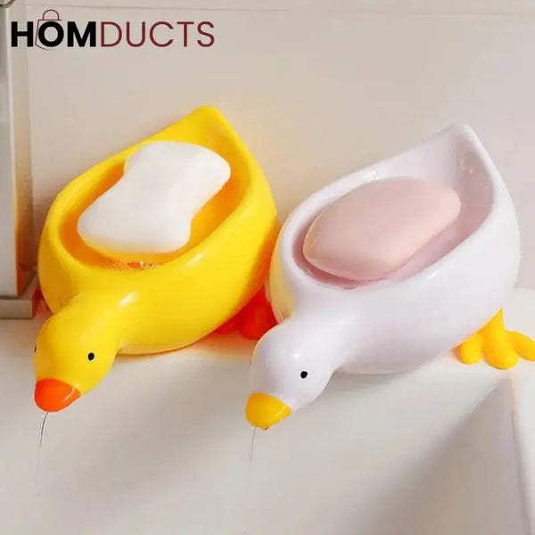 Cute Creative Duck Shape Soap Dish