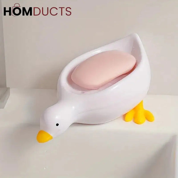 Cute Creative Duck Shape Soap Dish
