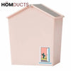 Cute Mini Desktop Trash Can with Swing Lid - Perfect for Home & Office