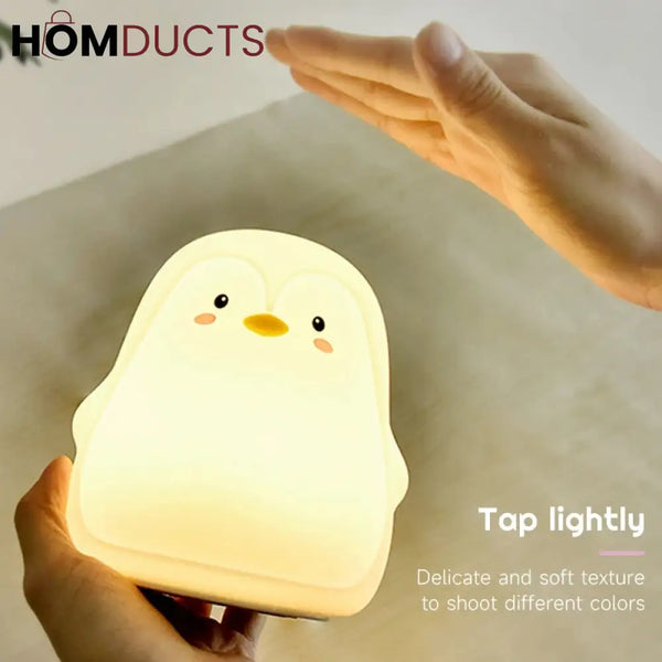 Cute Penguin 7 Color Changing Lamp For Kids