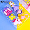 Cute Princess Style Erasers Set